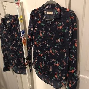 Floral Button Up